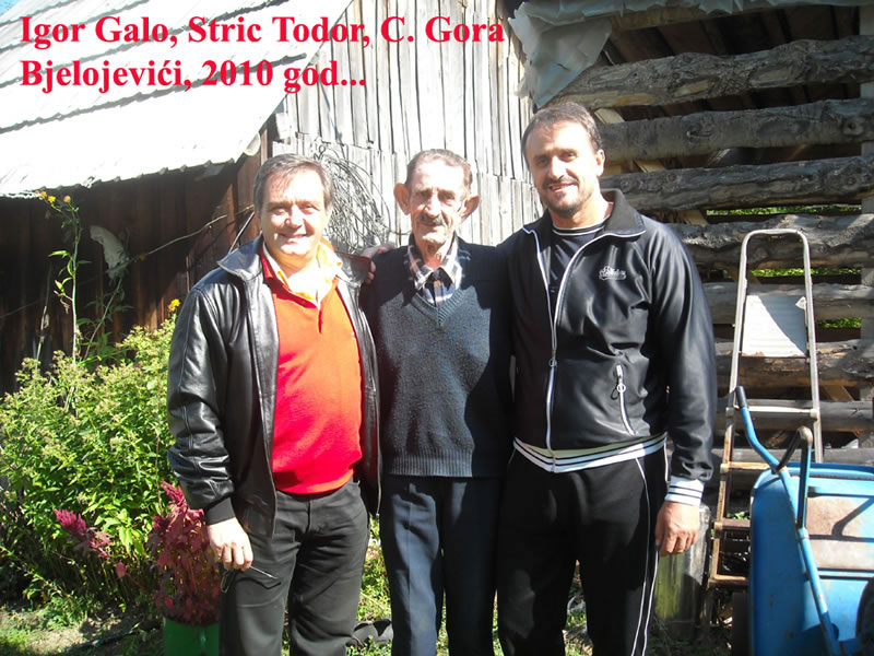 Igor Galo, stric Todor, C. gora, Bjelojevići, 2010 god...